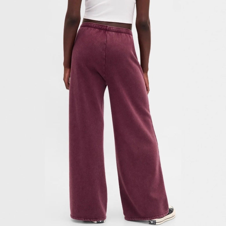 Damen lässiger Sweatpants mit cropped Kapuzenjacke Sovae
