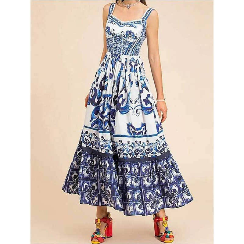 Damen Maxi-Kleid Sovae