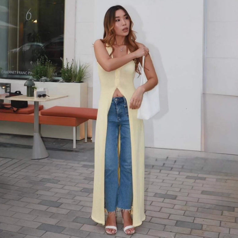 Damen Maxikleid Sovae