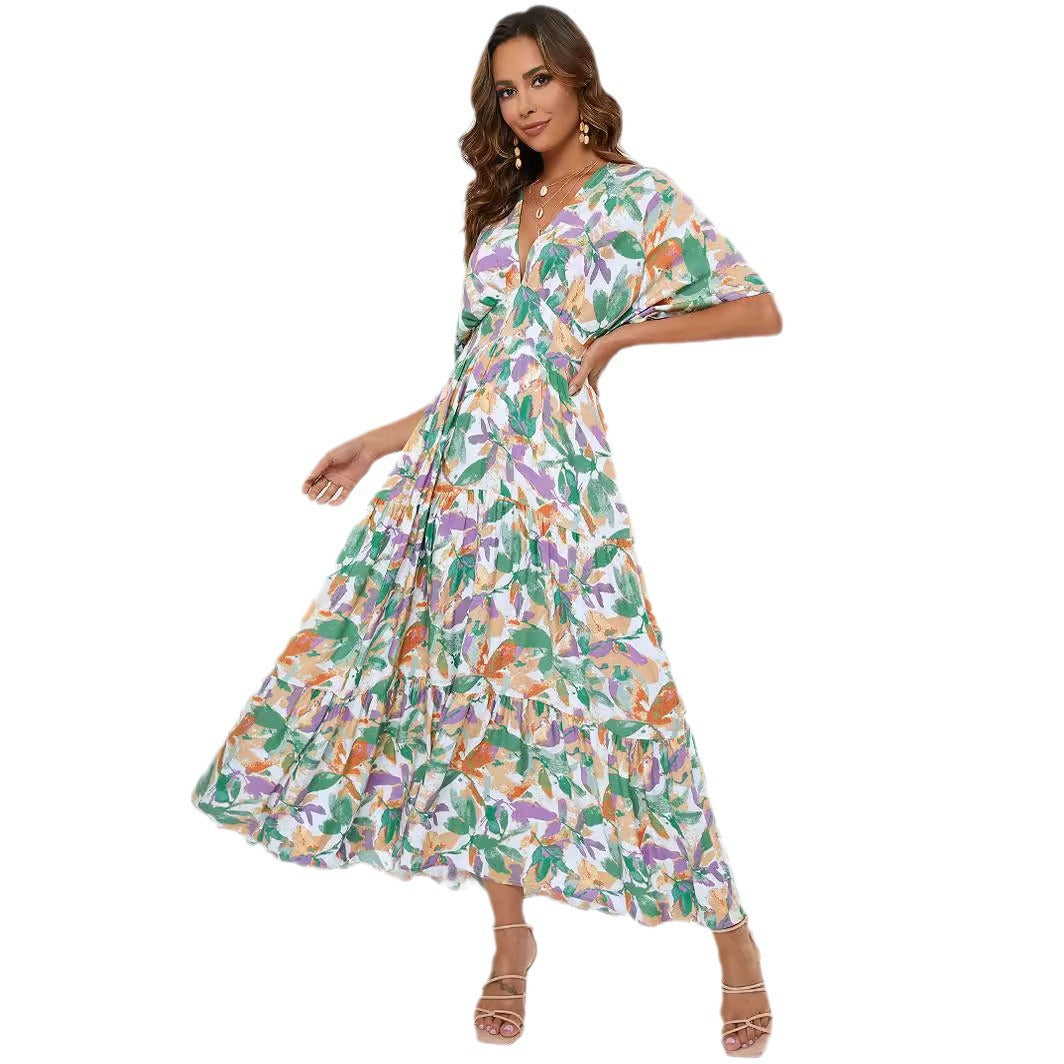 Damen Maxikleid Sovae