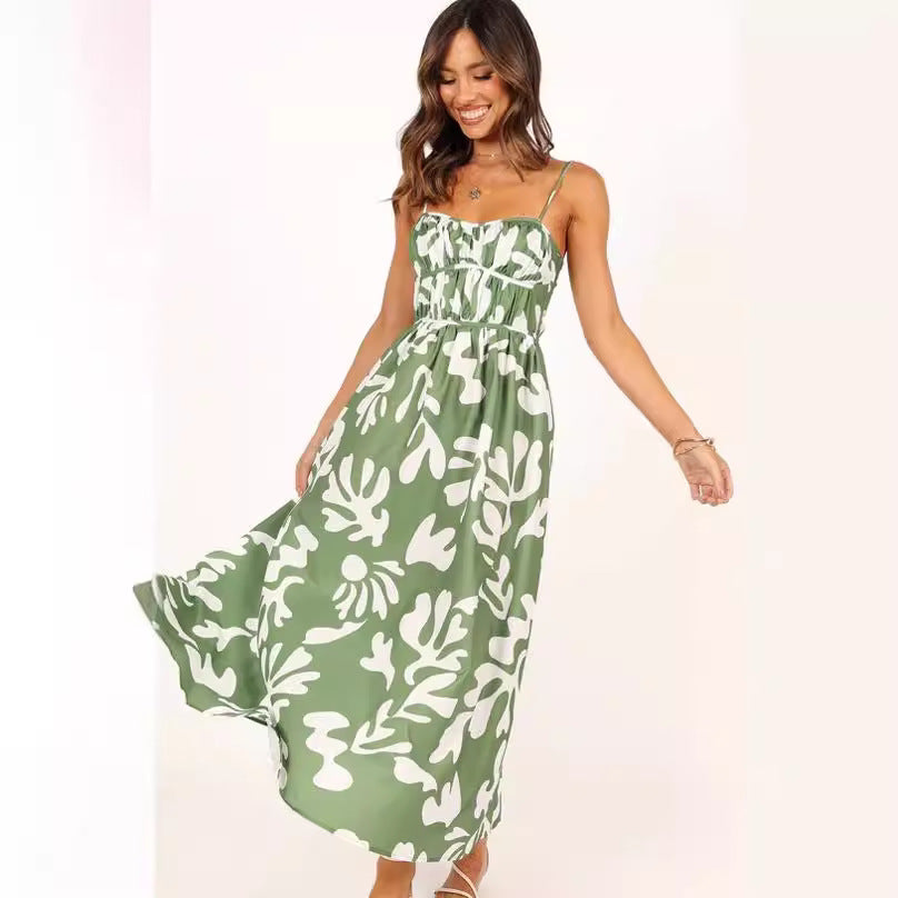 Damen Maxikleid mit anpassbarem Rücken Sovae