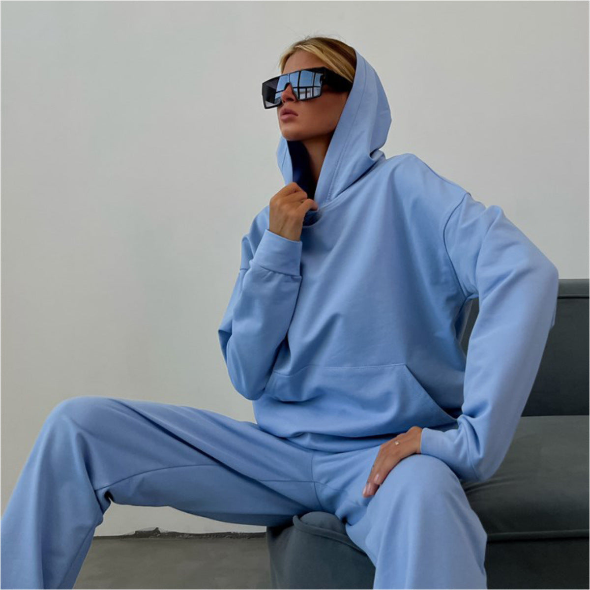 Damen Bequemes und modernes Hoodie-Set Sovae