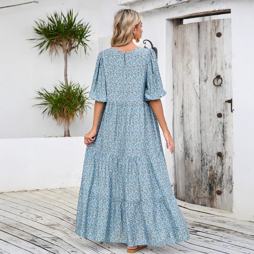 Damen Maxikleid Sovae