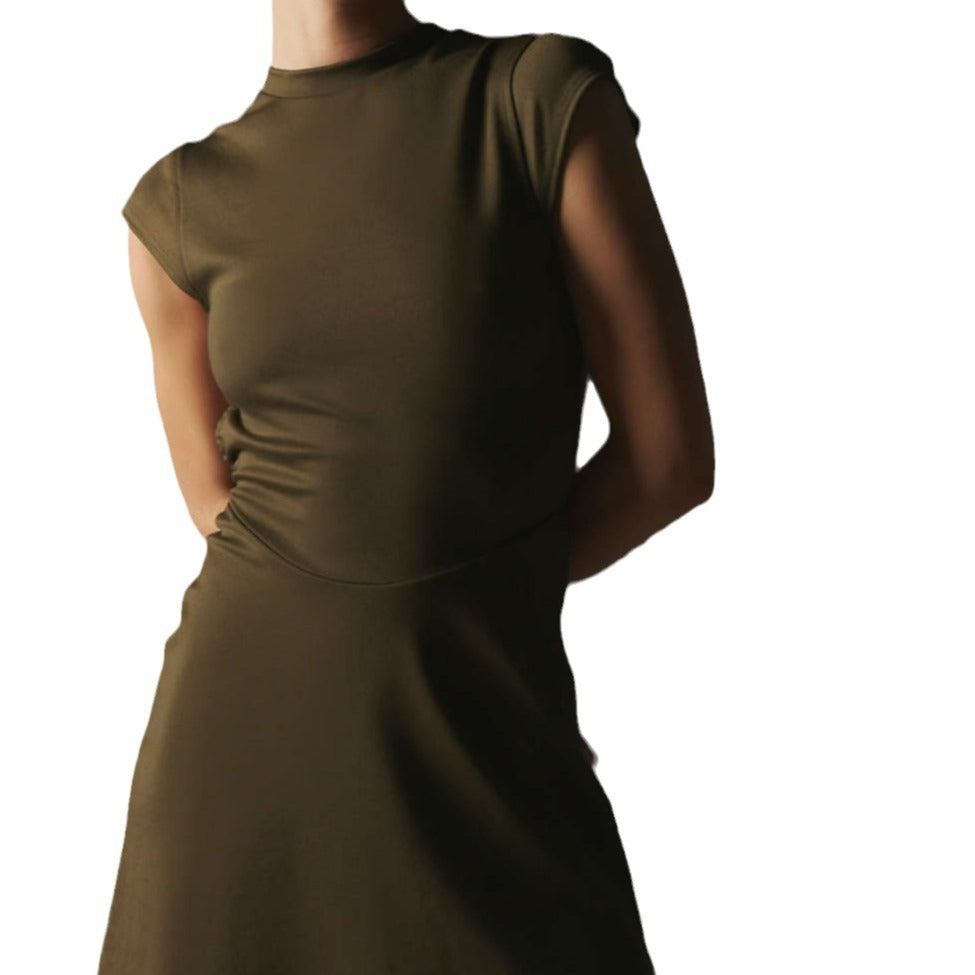 Damen Midikleid mit figurbetonendem Schnitt Sovae