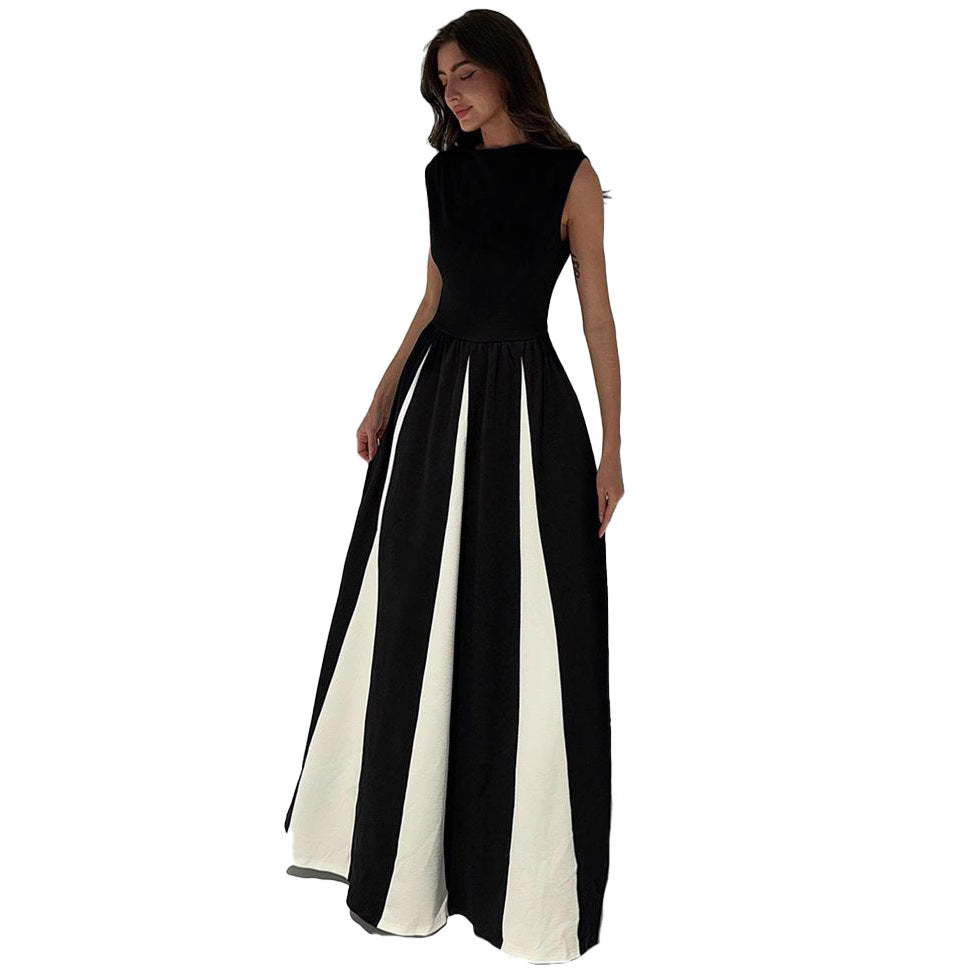 Damen Maxikleid mit hohen Seitenschlitzen Sovae