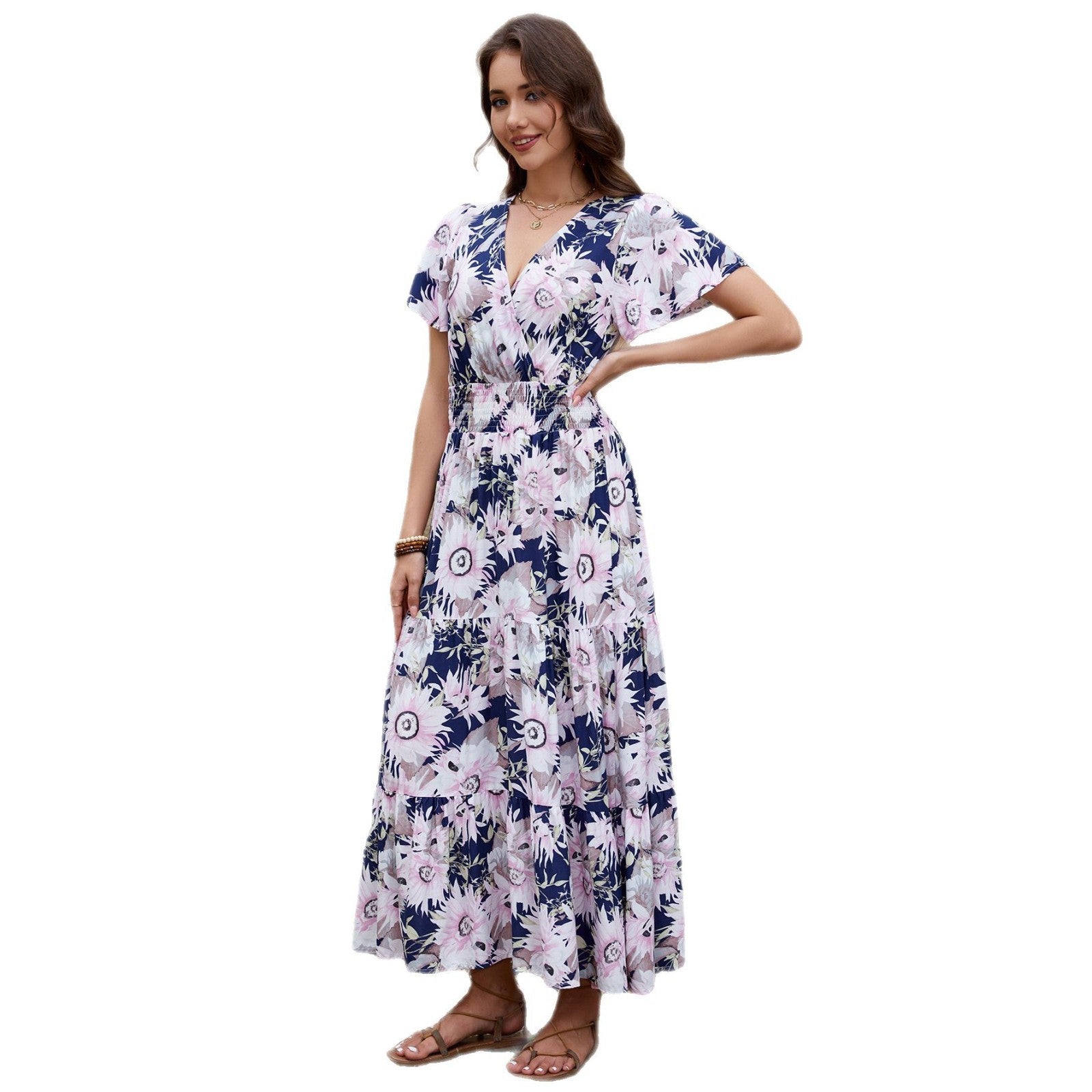 Damen Maxikleid Sovae