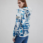 Damen lässiger Hoodie mit Puffärmeln Sovae