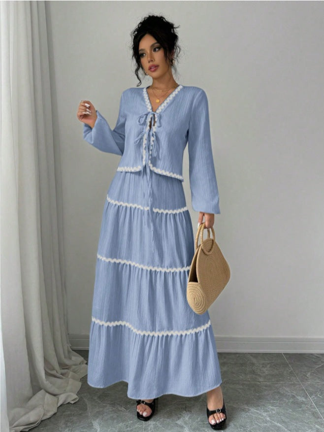 Damen Maxikleid Sovae