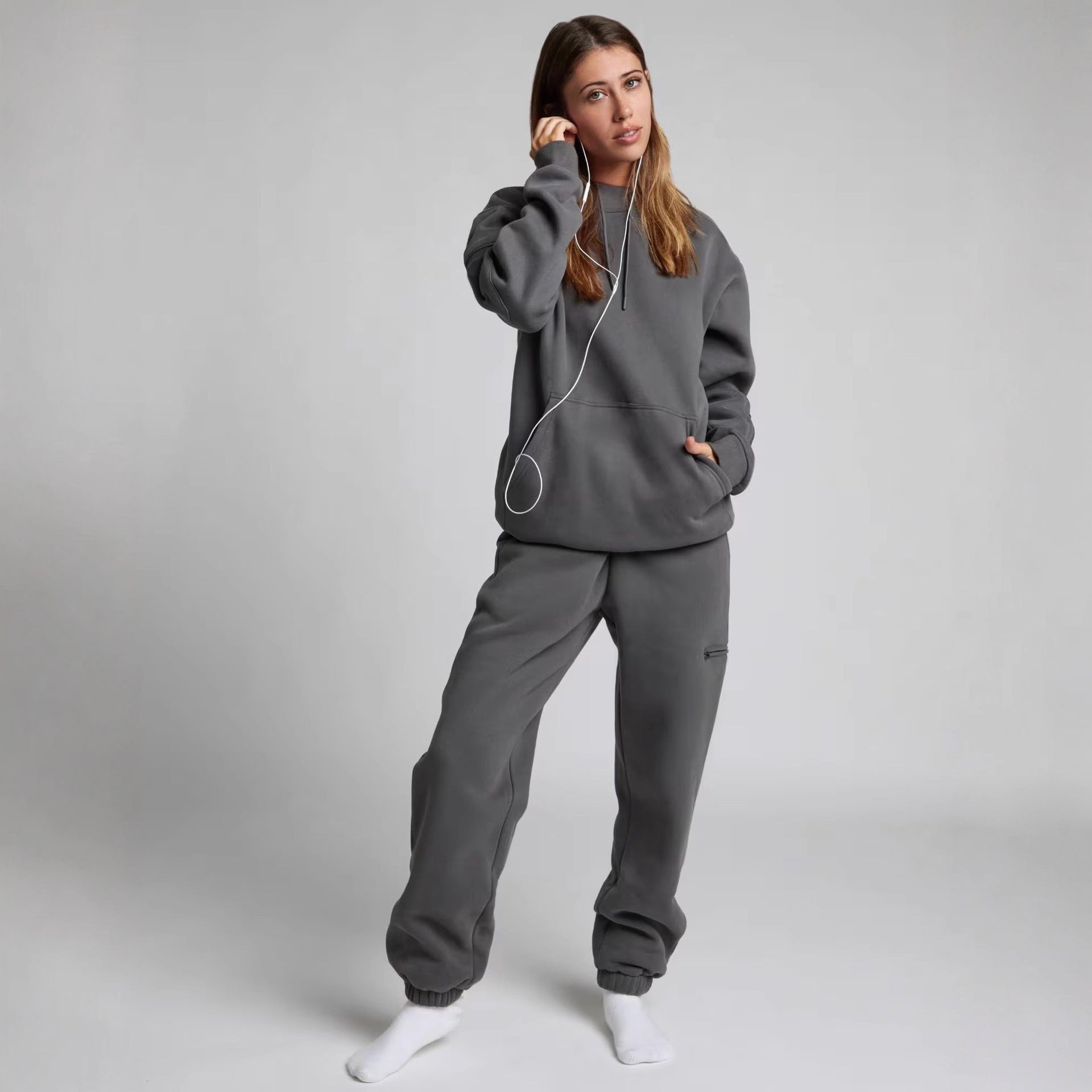 Damen Kapuzenpullover mit integrierter Schlafmaske Sovae