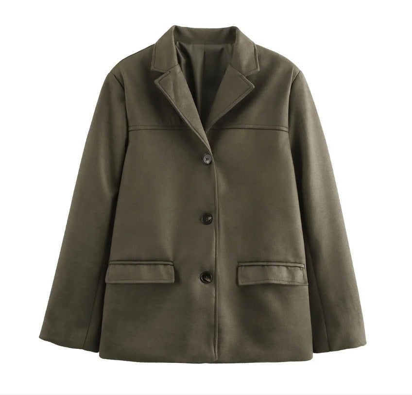 Damen elegante und bequeme Blazerjacke Sovae