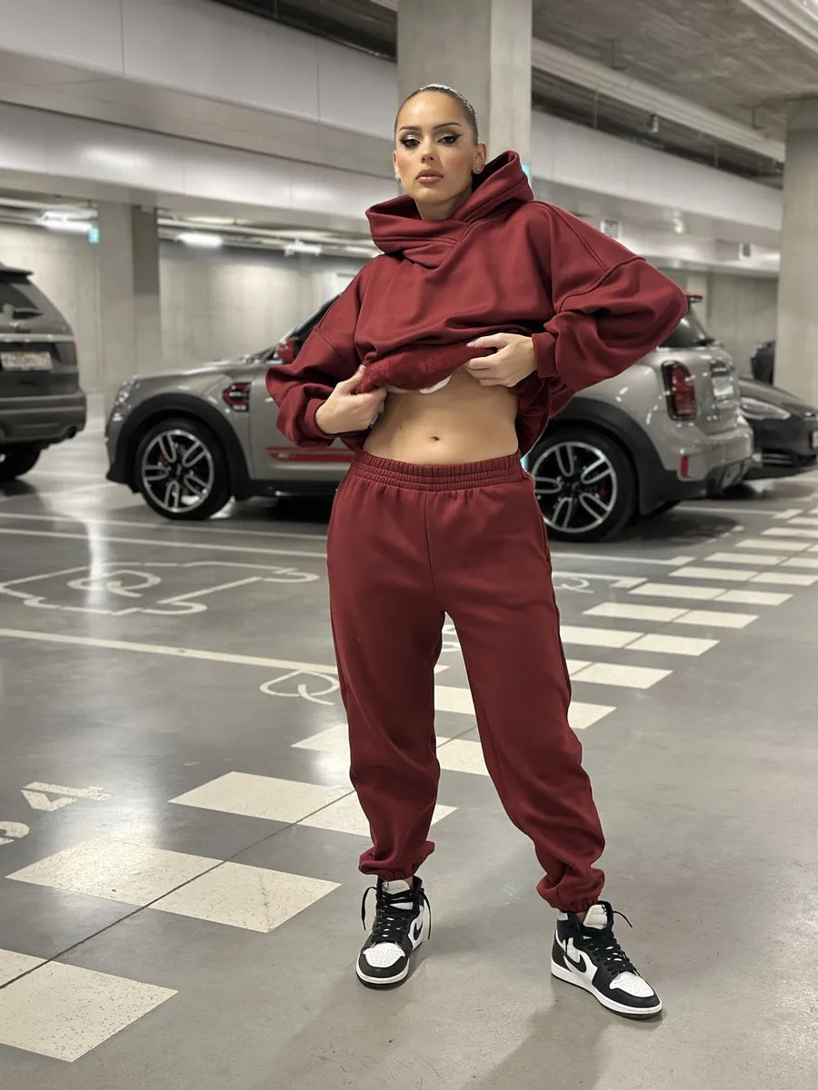 Damen Hoodies und Jogginghose Set Sovae