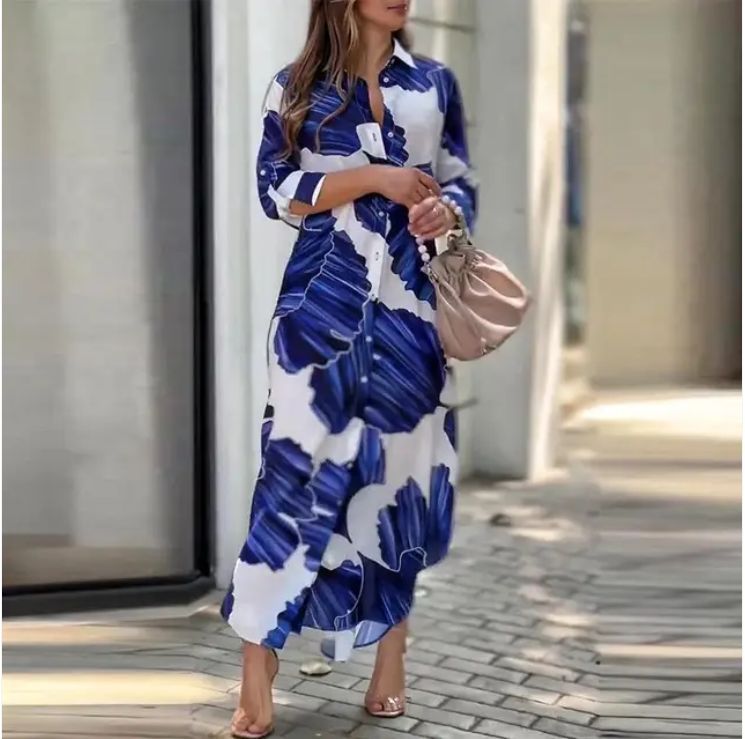 Damen Maxikleid Sovae