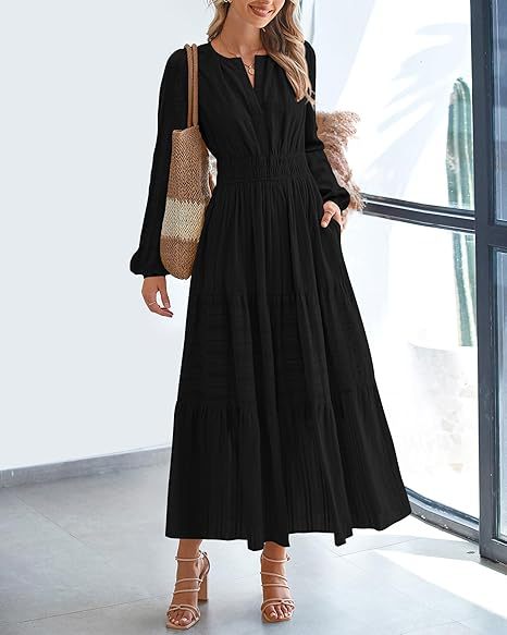 Damen Maxikleid Sovae