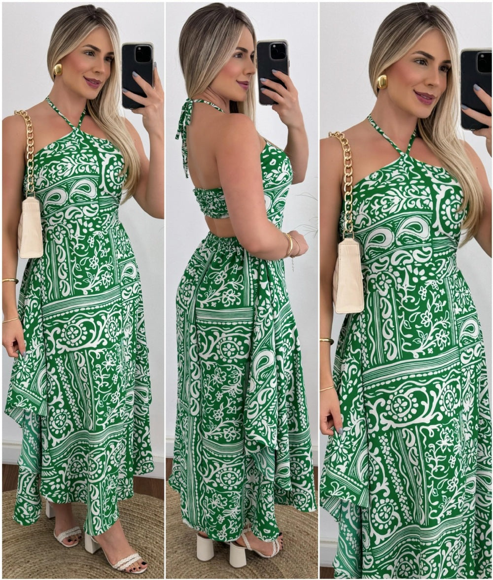 Damen Maxikleid Sovae