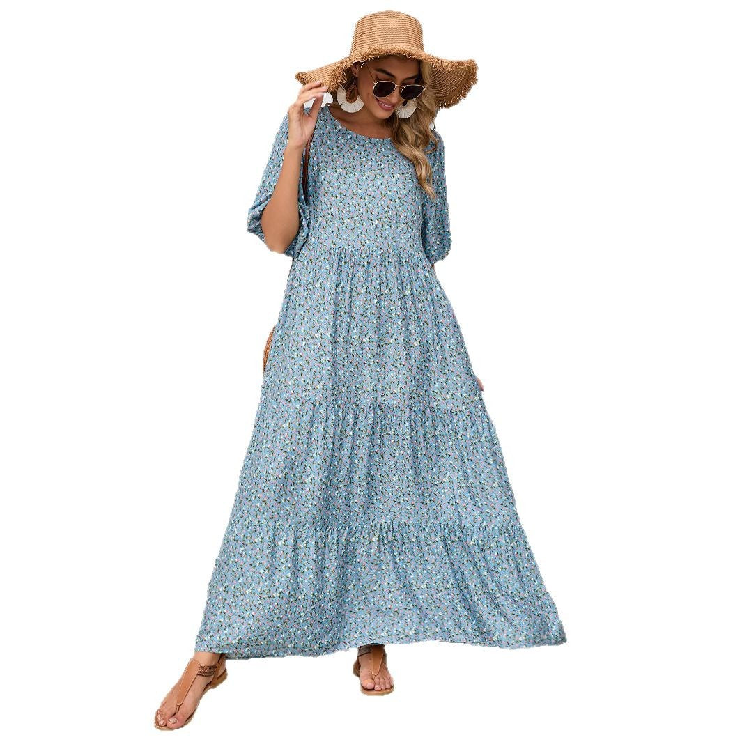Damen Maxikleid Sovae