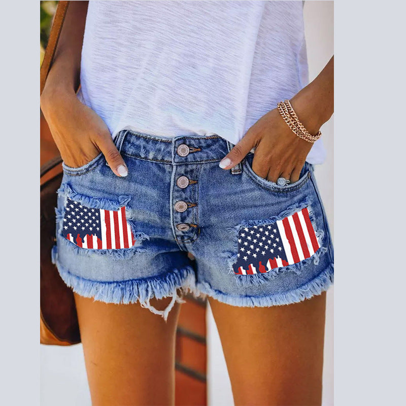 Damen Jeansshorts Sovae