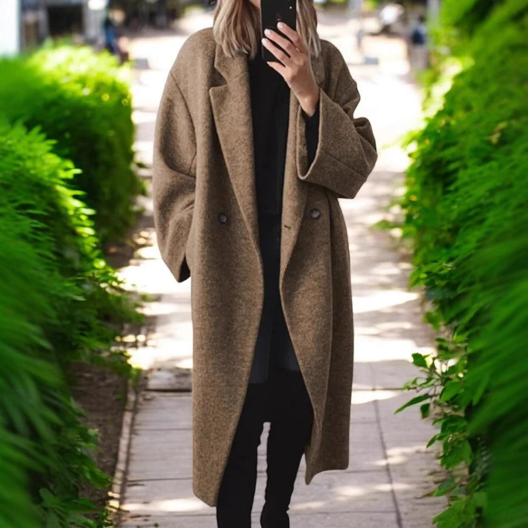 Damen Oversized Wollmantel Sovae 1758123295