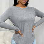 Damen Leichtes Langarmshirt Sovae