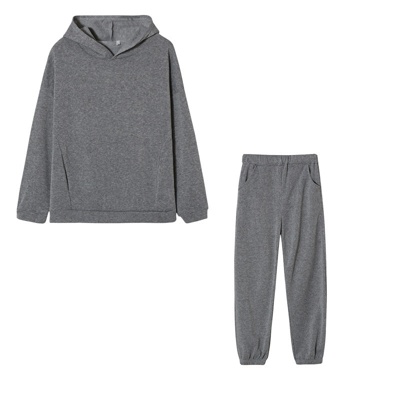 Damen Freizeit-Hoodie-Set mit elastischem Bund und praktischen Taschen Sovae
