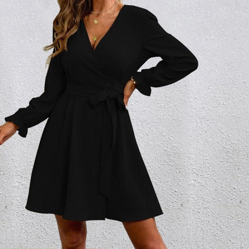 Damen Wickelkleid Sovae