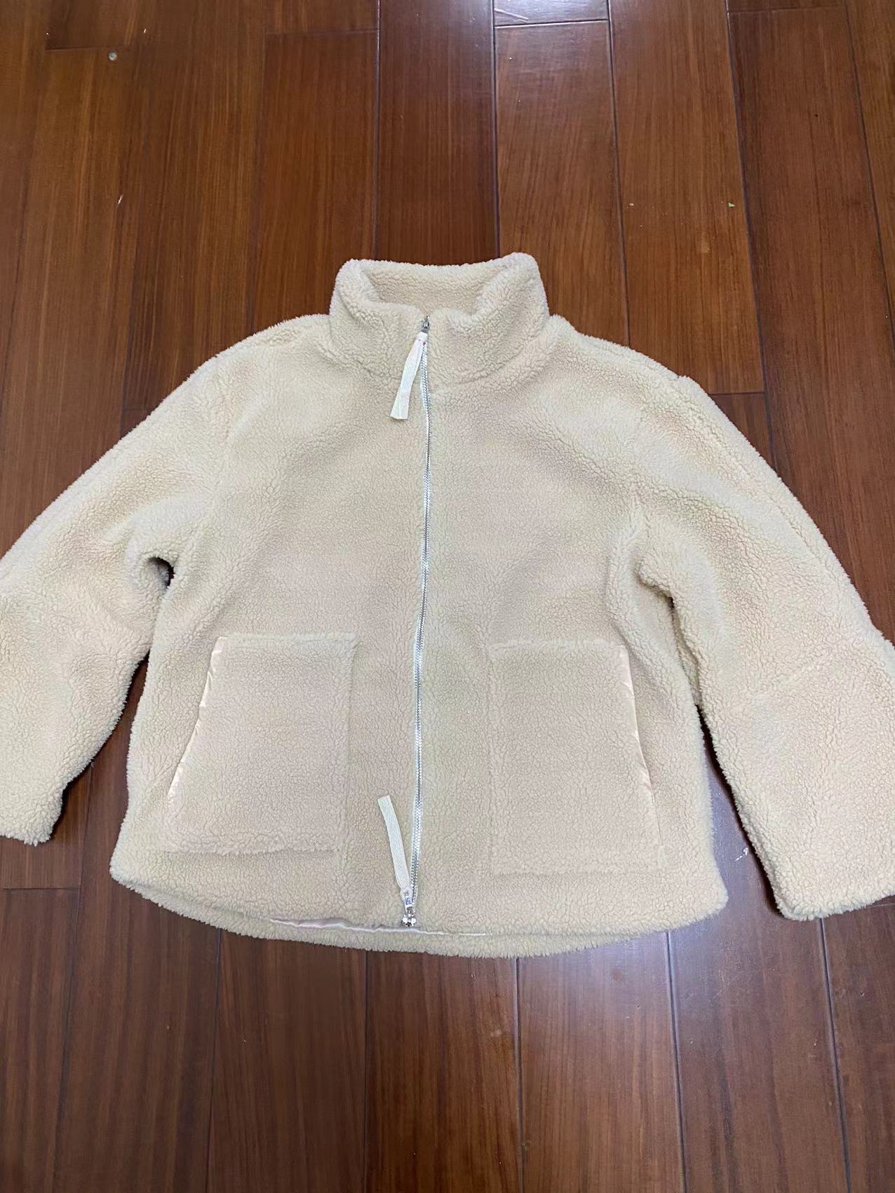 Damen Fleecejacke mit hohem Kragen und praktischen Taschen Sovae