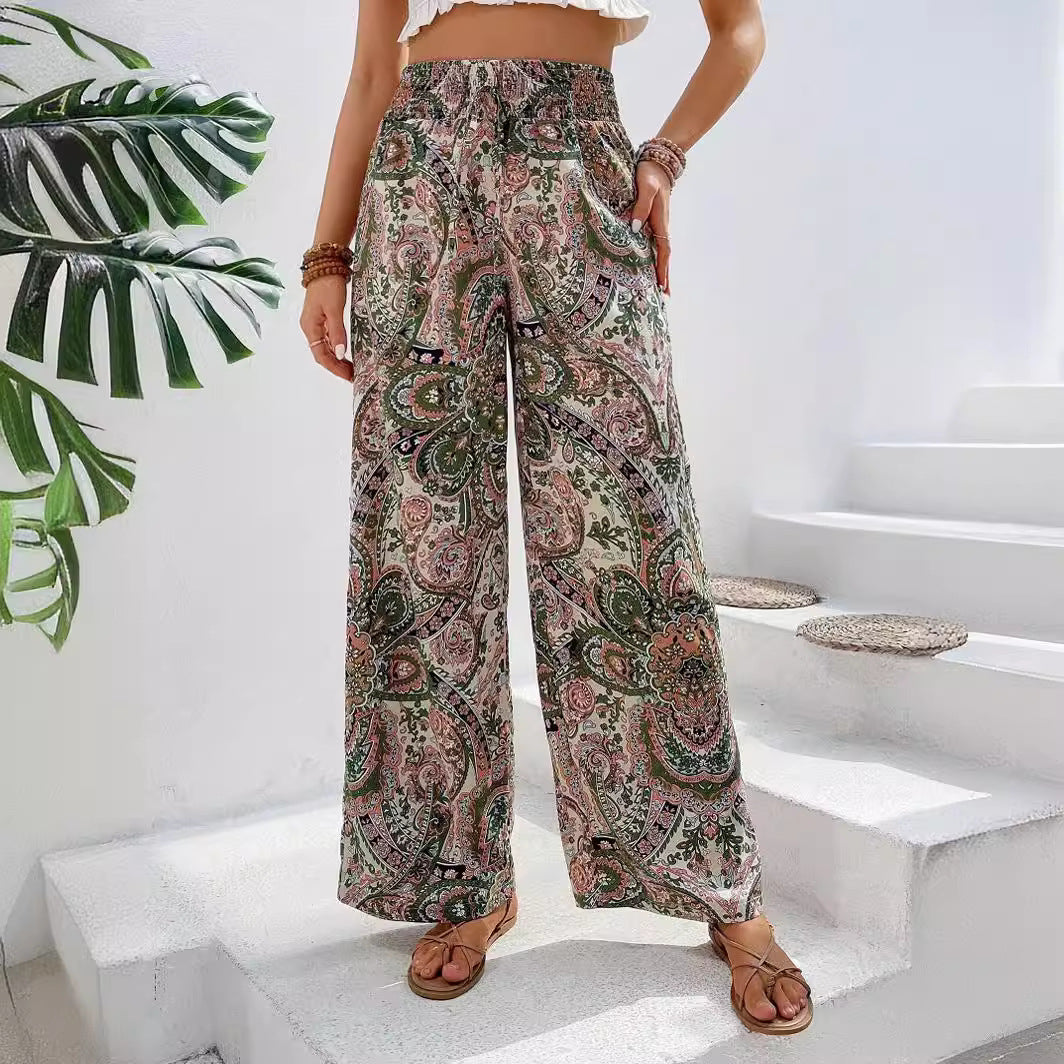 Damen Weite Palazzohose Sovae