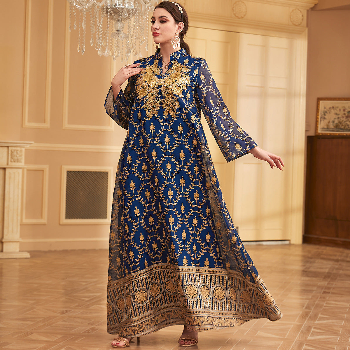 Damen Ansprechendes Maxikleid Sovae