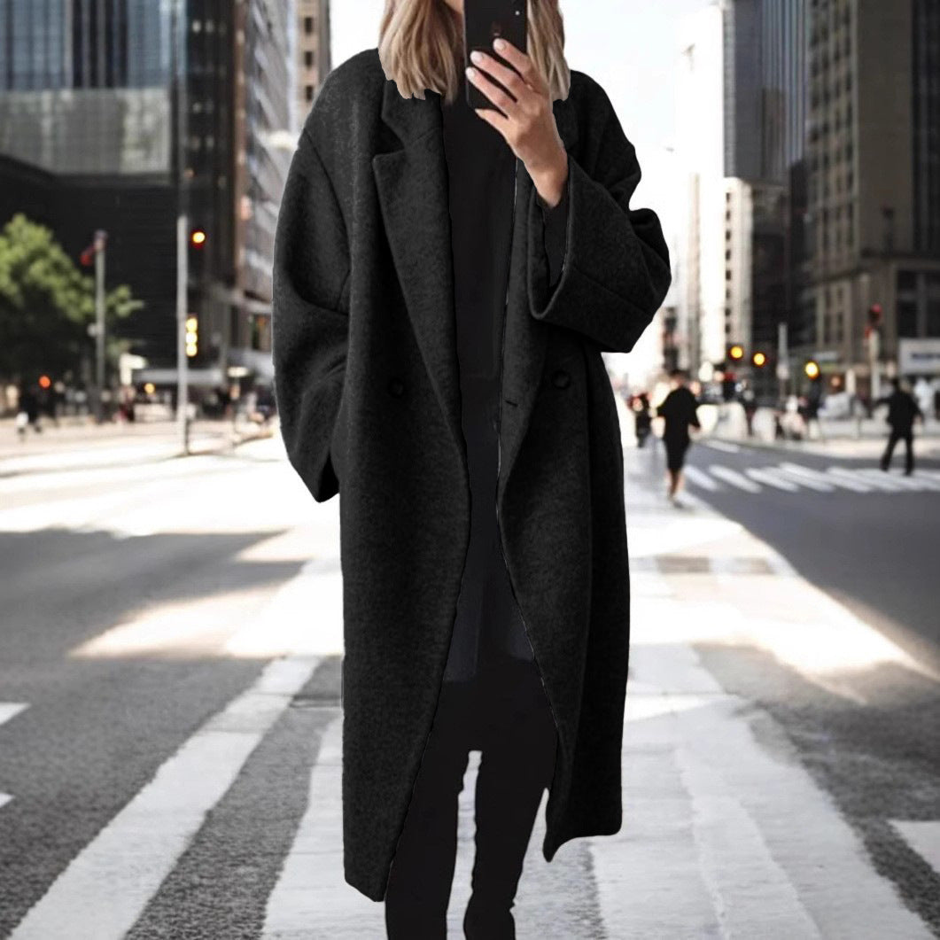 Damen Oversized Wollmantel Sovae 1758123295