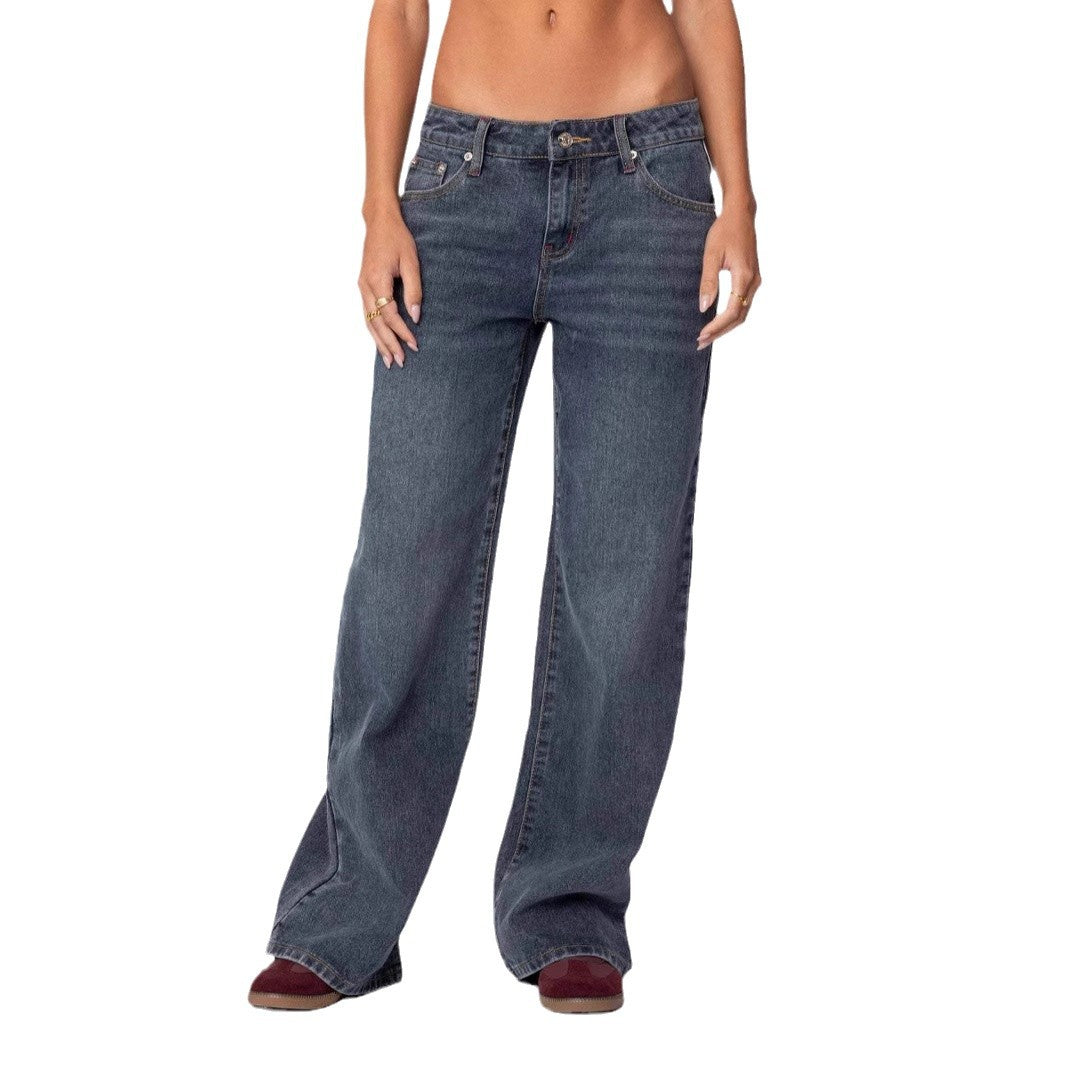 Damen Weit geschnittene Jeans im klassischen Look Sovae