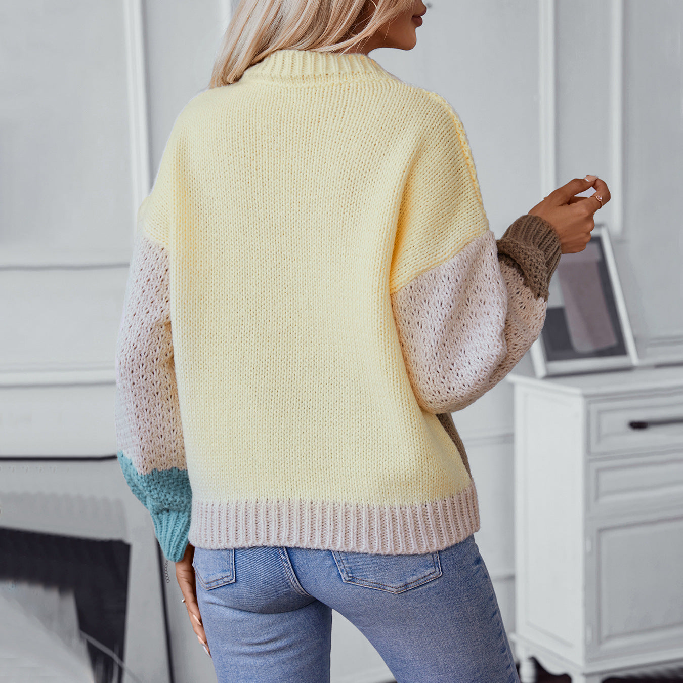 Damen gestrickter Pullover Sovae