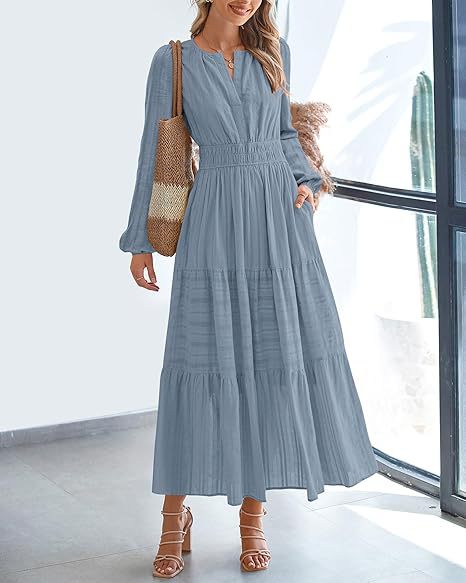 Damen Maxikleid Sovae