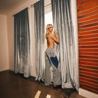 Damen Weit geschnittene Jeans mit einzigartigem Farbkontrast Sovae