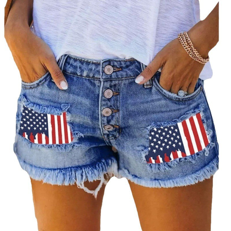Damen Jeansshorts Sovae