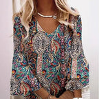 Damen Tunika-Kleid mit asymmetrischem Saum und voluminösen Ärmeln Sovae