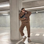 Damen Hoodies und Jogginghose Set Sovae