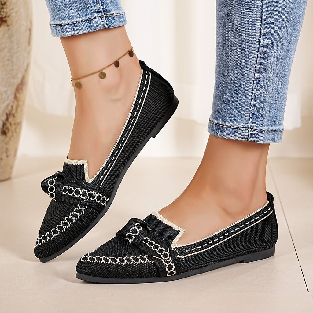Damen elegante und bequeme Slip-On Ballerinas Sovae