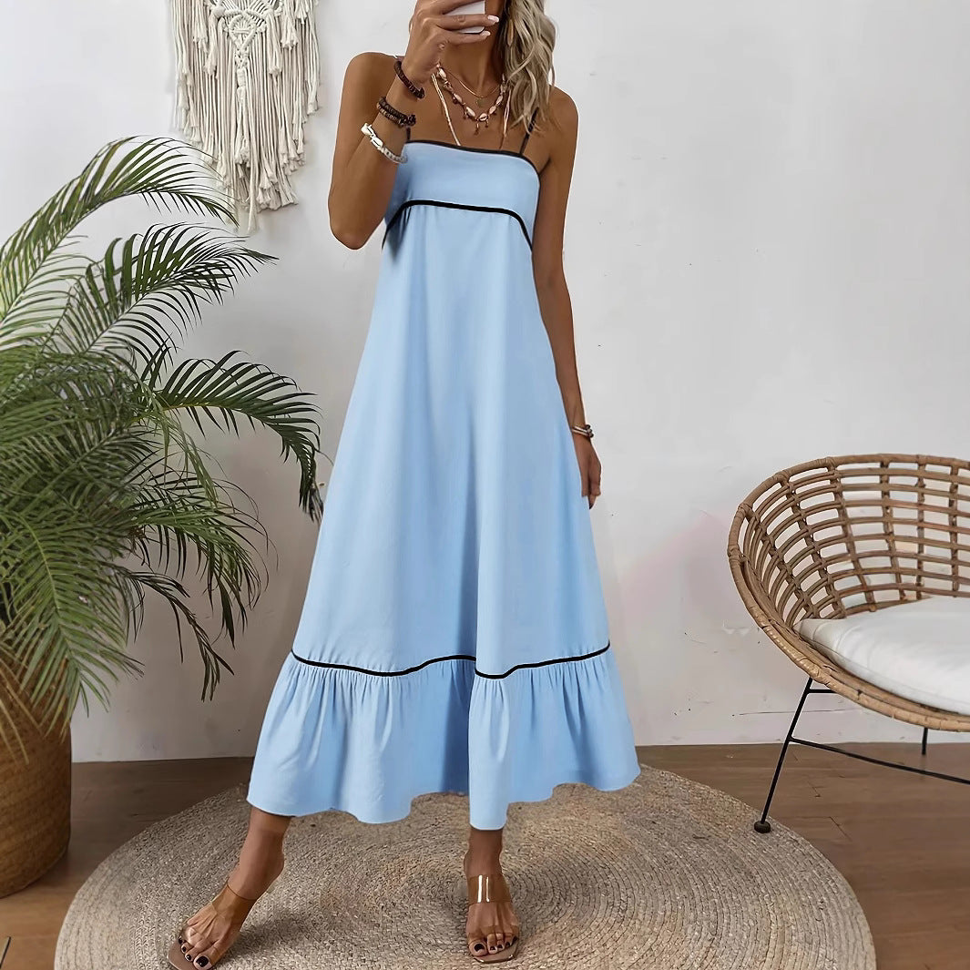 Damen Maxikleid Sovae