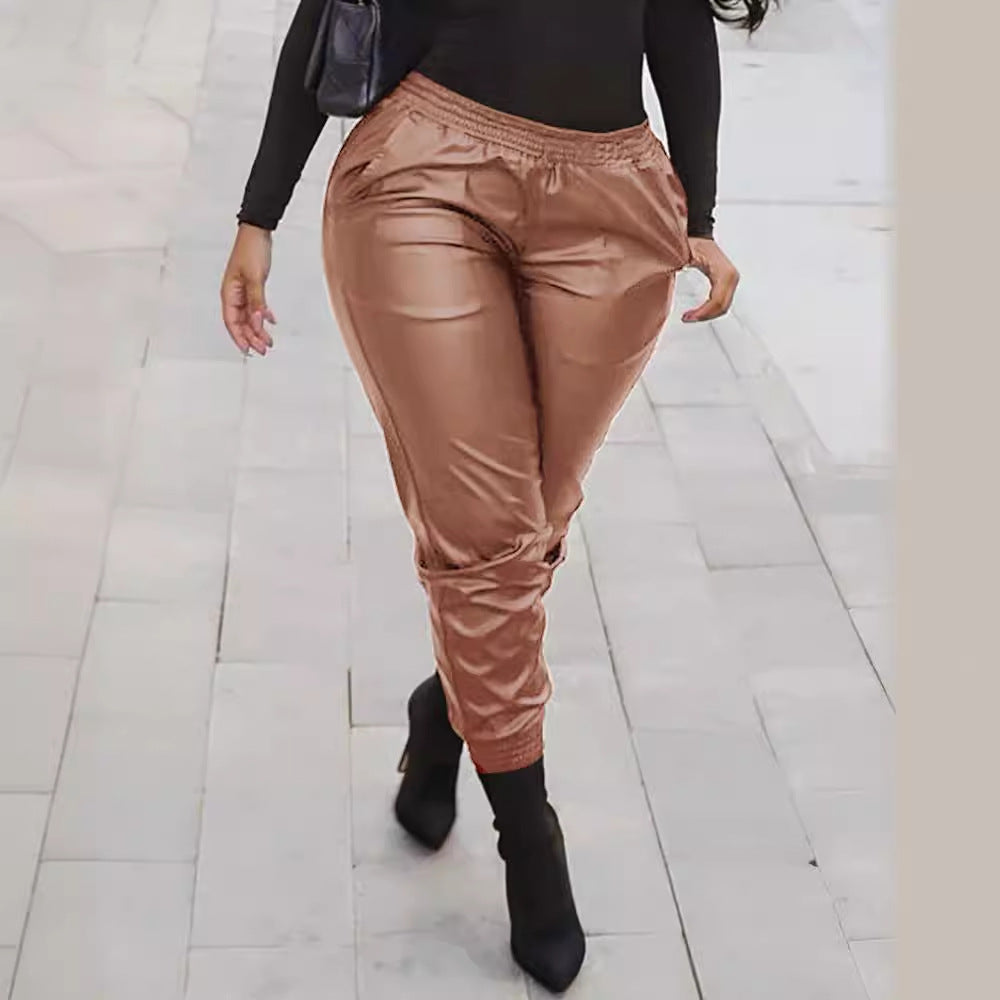 Damen sportliche Lounge-Hosen mit Raffung Sovae