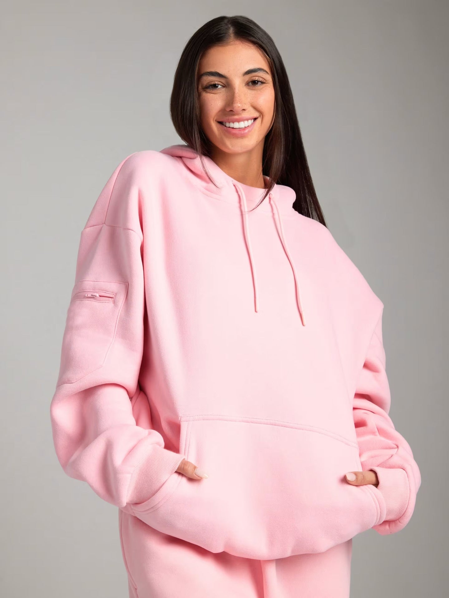 Damen Kapuzenpullover mit integrierter Schlafmaske Sovae