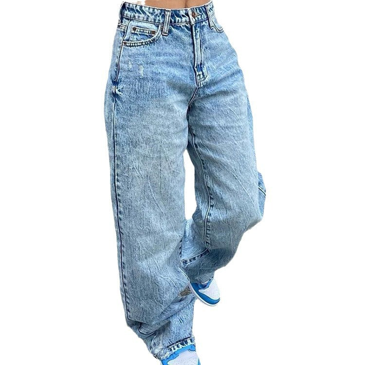 Damen Locker geschnittene Stoffhose Sovae