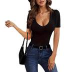 Damen Figuroptimierter Body mit V-Ausschnitt Sovae