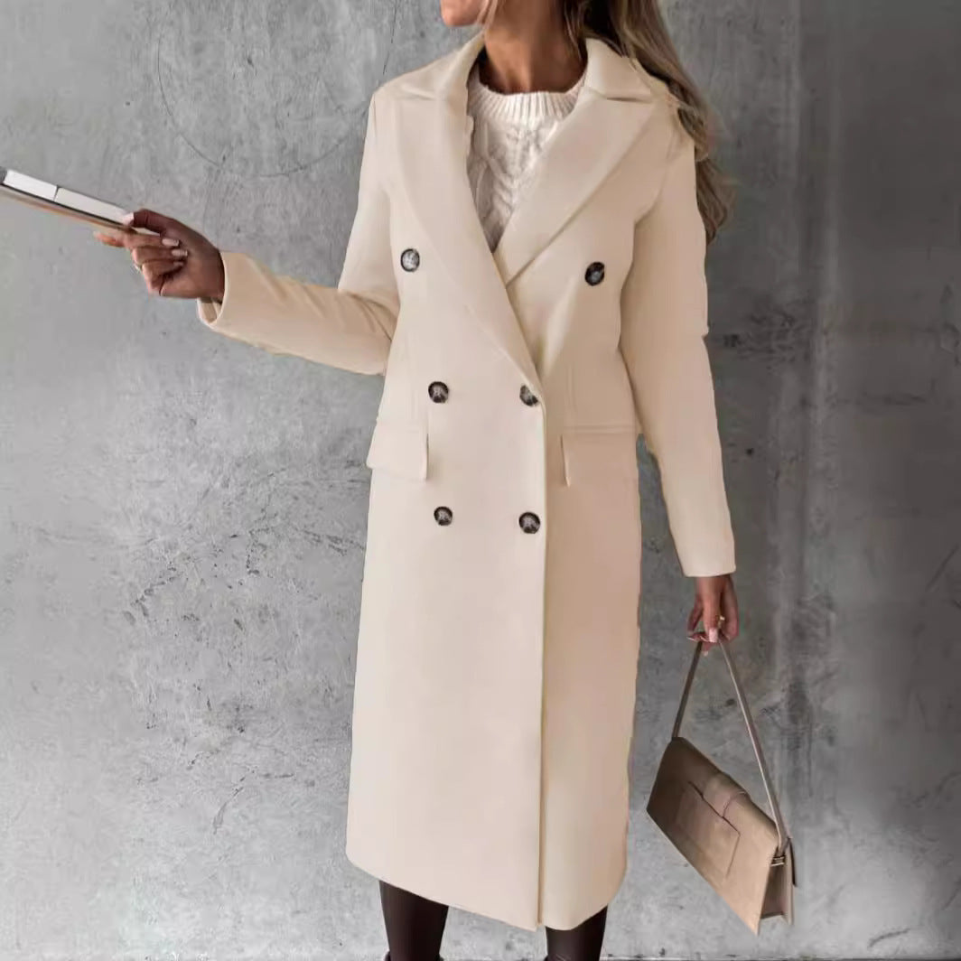 Damen Eleganter und modischer doppelter Blazer Sovae