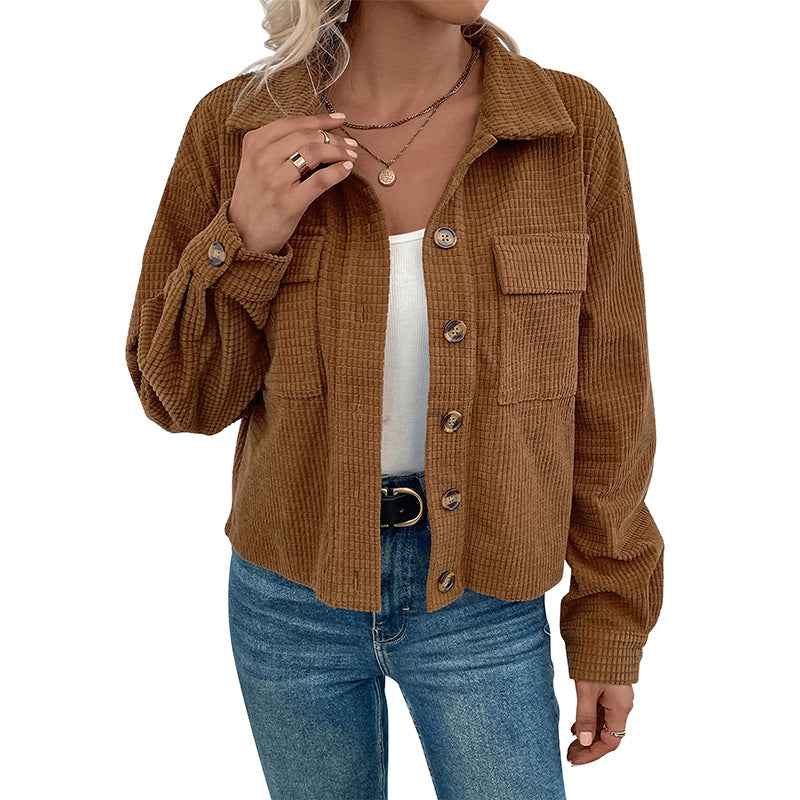Damen leichte Kordjacke Sovae