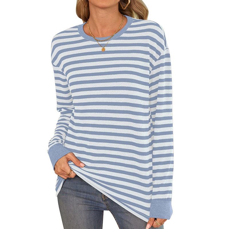 Damen Langarmshirt im maritimen Streifen-Look Sovae