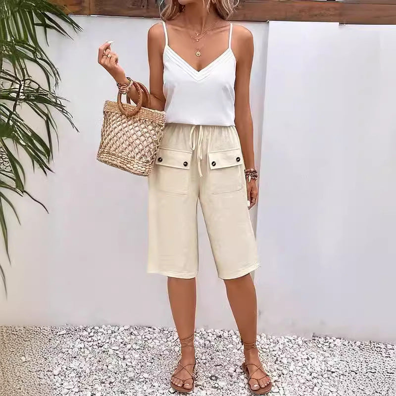 Damen lässige Sommer Shorts Sovae