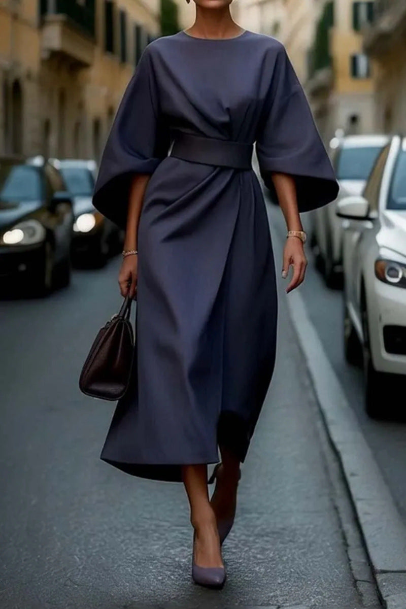 Damen Sommerliche Midi-Kleid Sovae