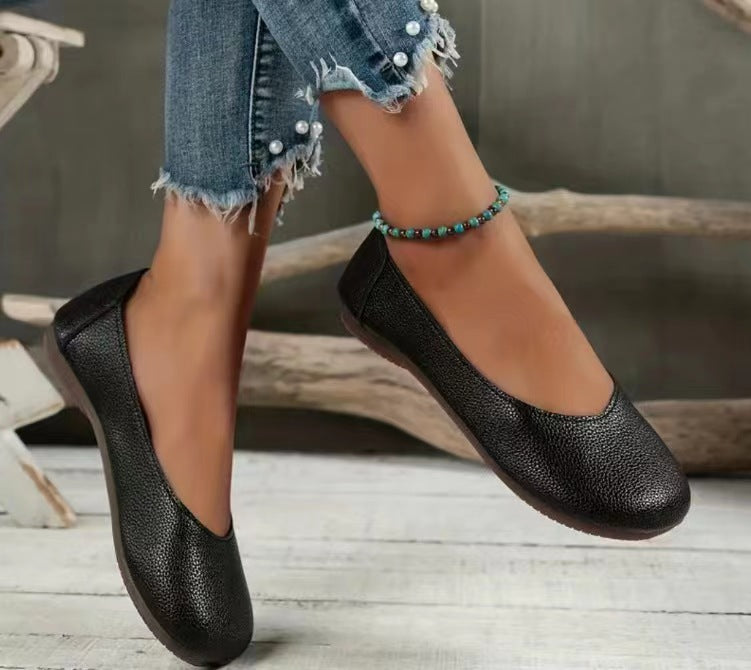 Damen Klassische Ballerinas aus hochwertigem Leder Sovae