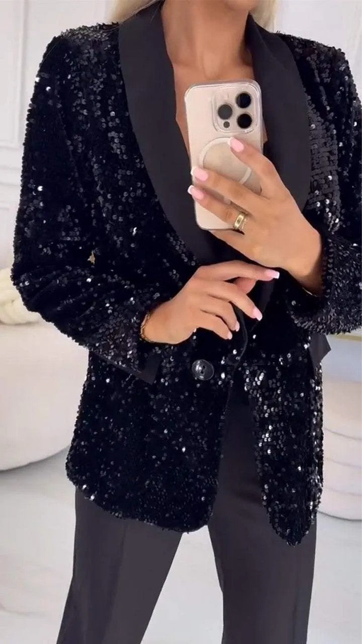 Damen Funktionsblazer mit Pailletten Sovae