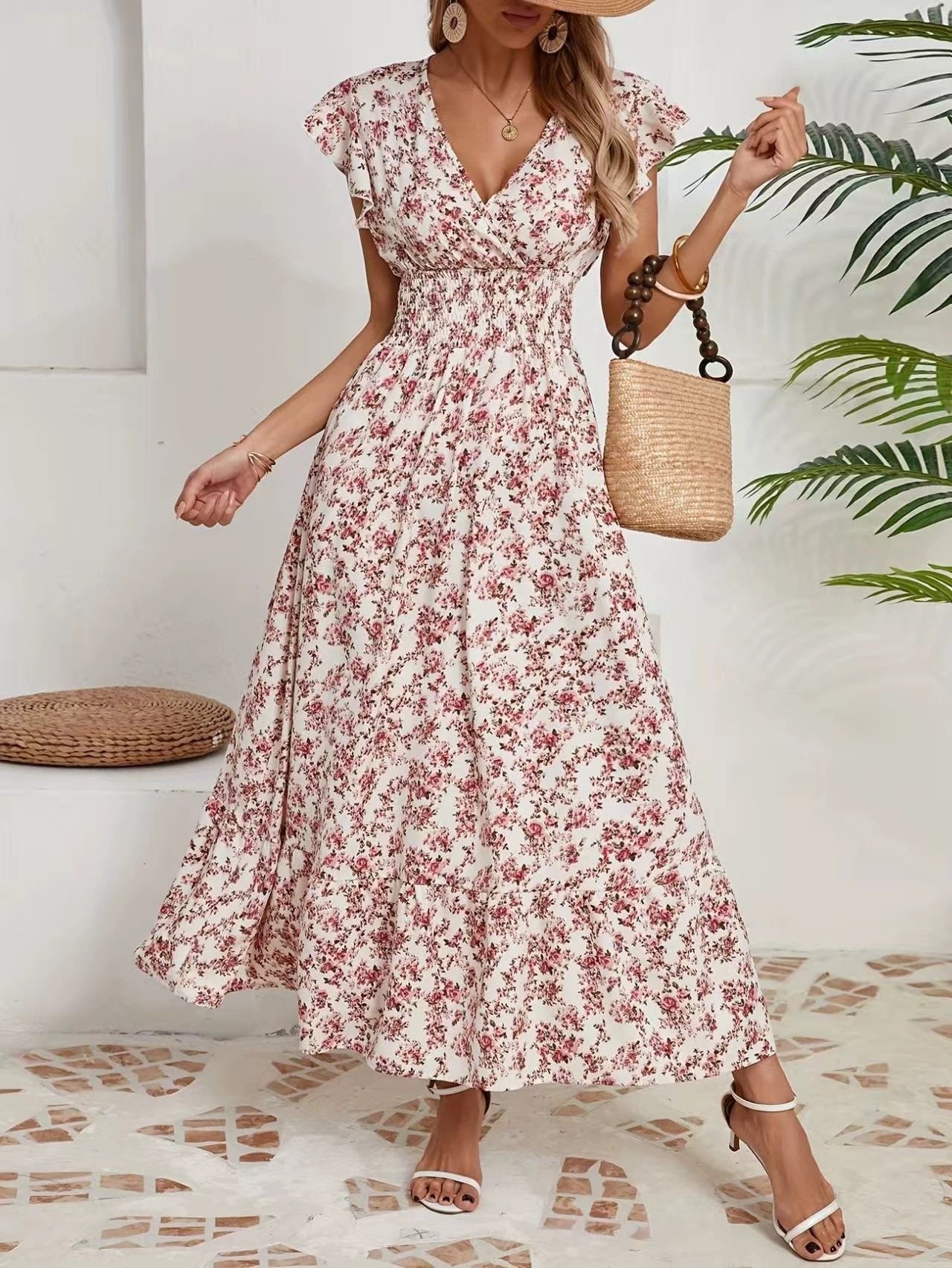 Damen Maxi-Kleid Sovae