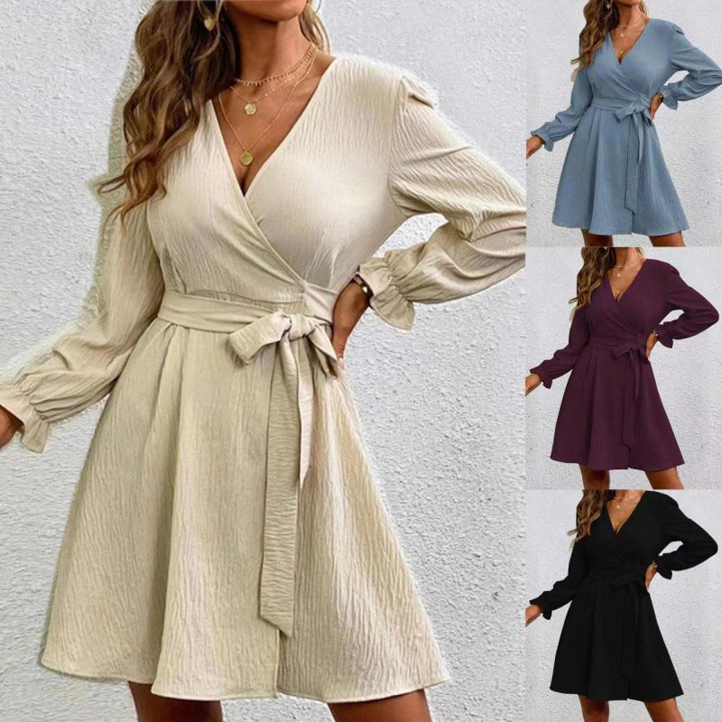Damen Wickelkleid Sovae